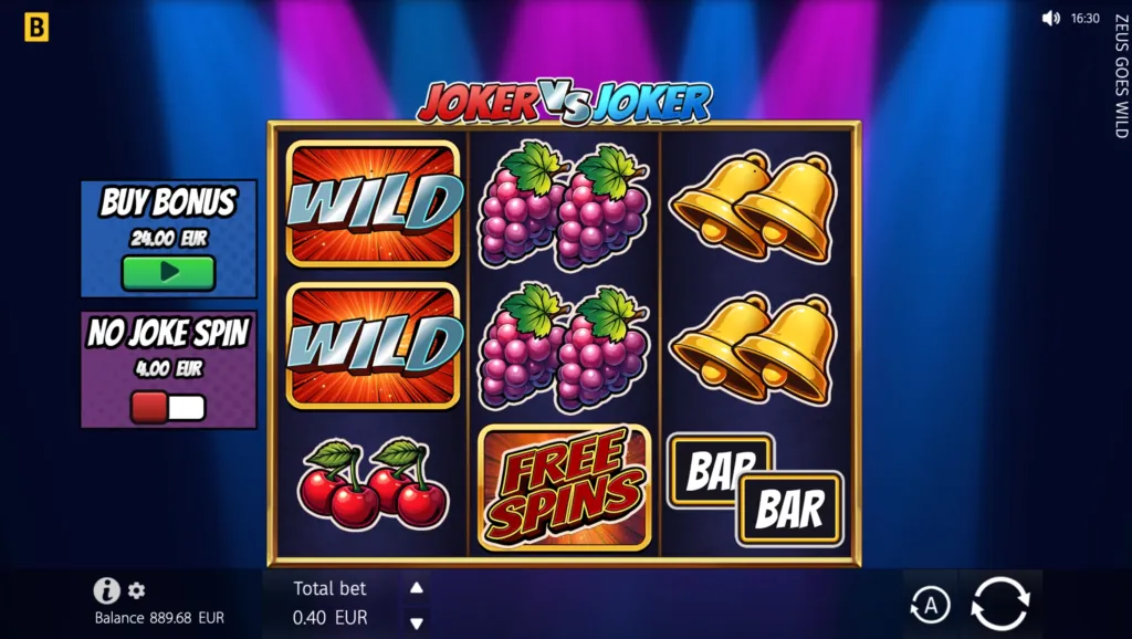 Joker vs Joker reel symbols